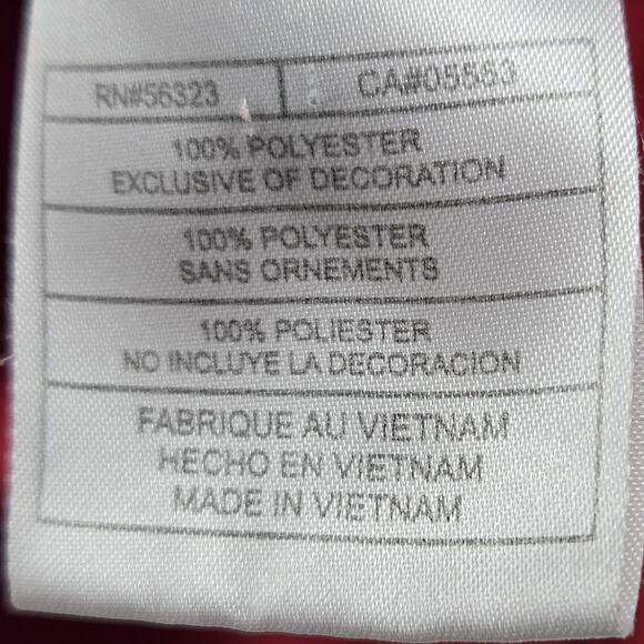 Nike Golf Polo Shirt Mens Large Red‎ Fit Dry Performance Geometric Pattern - Picture 10 of 12